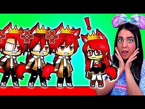 👑 3 Prince Brothers and 1 Princess Sister 👑 Gacha Life Mini Movie Reaction