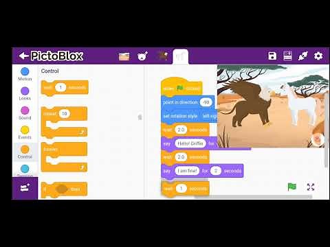 how to make stories in pictoblox