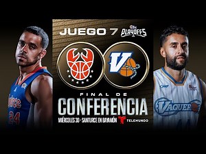 Cangrejeros de Santurce vs. Vaqueros de Bayamón - Juego #7 - Final de Conferencia - 7/30/25