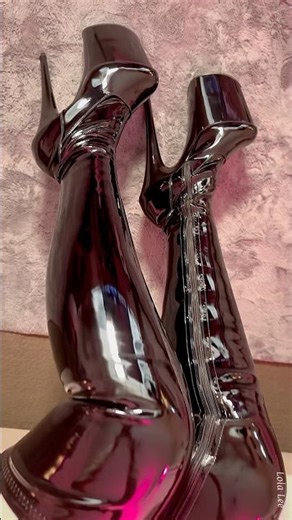 Love these boots!!🖤 My Flamingo-3000’s🔥✨#boots #heels #highheels #thighhighboots #pleasershoes