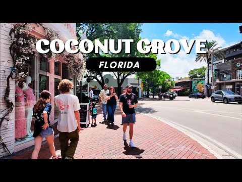 Florida Walking Tour - Coconut Grove, Miami