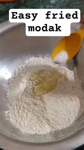 Khoya/mawa modak recipe. #fried modak recipe #modakrecipe #modakbananekatarika #modak #short ##bappa