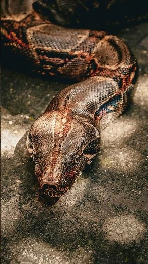 This Snake Can Swallow a Crocodile