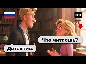 Easy Russian Conversation Practice – 📚 At the Library for Beginners (A2-B1)