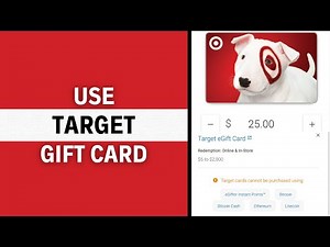 How to Use Target Gift Card Online 2024