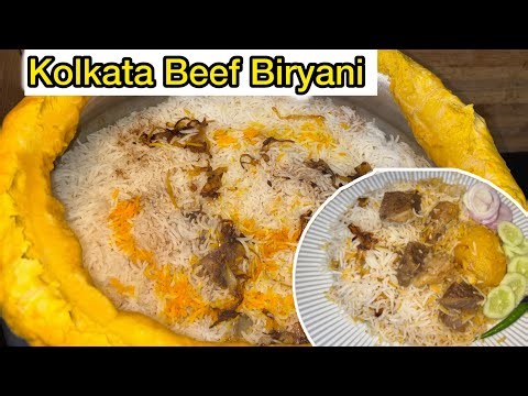 Kolkata Beef Biryani Recipe | Authentic Calcutta Style Beef Biryani | Bawarchi Taste