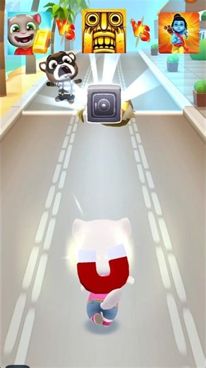 Talking Tom Gold Run 🆚 Little Ram 🤯 | Temple Run Style Gameplay 🔥 #shorts #viral #short #viralshorts