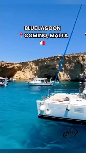 Crystal Clear Water at the Blue Lagoon 📍 COMINO ISLAND Malta