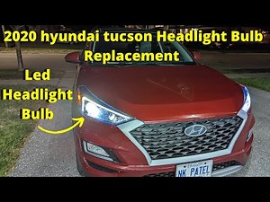 How to replace the headlight bulb on Hyundai Tucson?