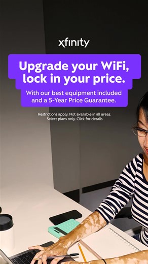 What’s better than a WiFi upgrade? A great price that’s locked in for 5 years. | Xfinity