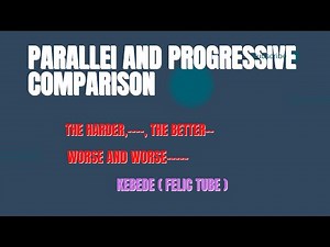 Parallel and progressive Degree of comparison