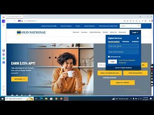 How to login to your Old National Bank Mortgage's account!