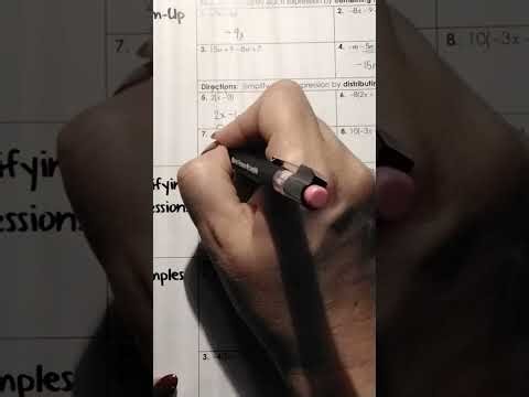 Simplifying Expressions