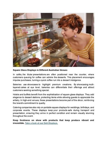 How to Use Square Glass Cake Displays for Multi layered Cakes in Australia