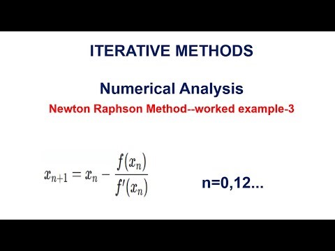 Newton Raphson Method || root of a function || Iterative methods