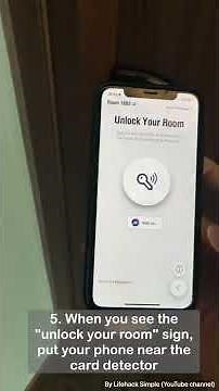 How to unlock your room via Marriott Bonvoy Apps