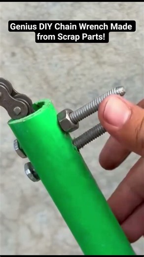 ​Genius DIY Chain Wrench Made from Scrap Parts!
