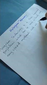 Introduction to Hologram Technology || Definition of Hologram , Uses of Hologram Hamza Education