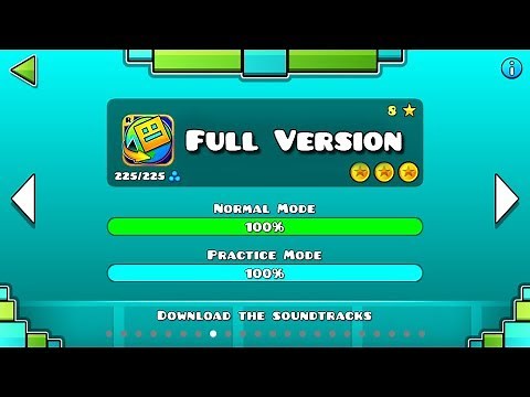 GEOMETRY DASH WORLD ALL FULL VERSION LEVEL 1-10 [100%]