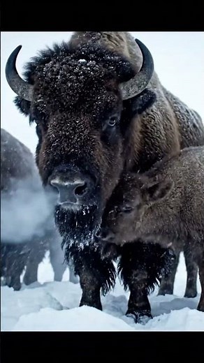 Shocking Bison Survival#animaldocumentary