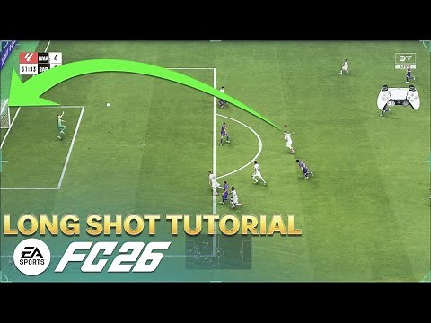 FC 26 LONG SHOT TUTORIAL - NEW SHOOTING TECHNIQUE TO SCORE GOALS FROM LONG RANGE!