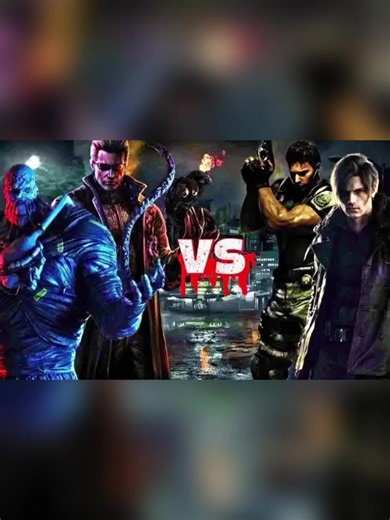 NEMESIS & WESKER VS LEON KENNEDY & CHRIS [SUPER SMASH BROS CMC V8.1] #parati #residentevil #residentevil4 #foryou #fyp