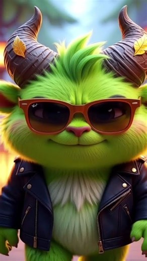 Cute Monster Tries to Be COOL! 🕶️ Instant Regret!