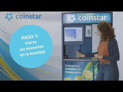 ¿Cómo funciona un quiosco de Coinstar?