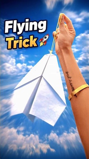 Rubber Band Launcher Paper Plane Tutorial🗞️✂️#launcher#paperplane#shorts