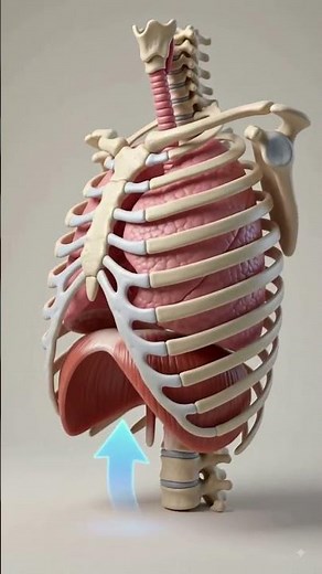 "The Hidden Muscle That Keeps You Breathing! 💨"