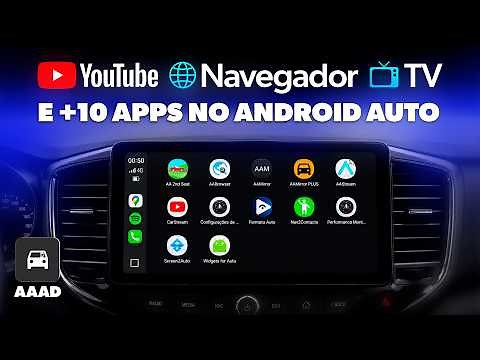 AAAD - Como FUNCIONAM os APPS no ANDROID AUTO? Testamos TODOS!