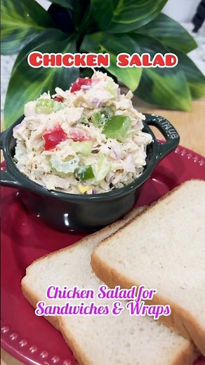 Chicken Salad recipe | Salad for Sandwiches & Wraps #chickenrecipe #food