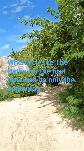 When you first set your eyes on The Baths! #bvi