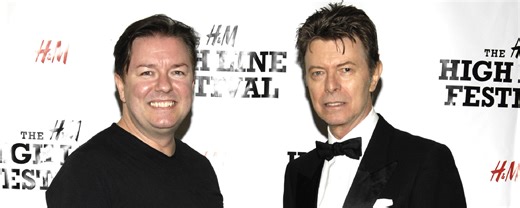 “One of the Best Days of My Life”: Ricky Gervais Remembers What It Was Like To Work With David Bowie