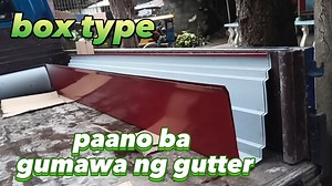 paano gawin ang box type gutter | gutter fabrication process #foremandodong #contractor# #gutter | Foreman dodong
