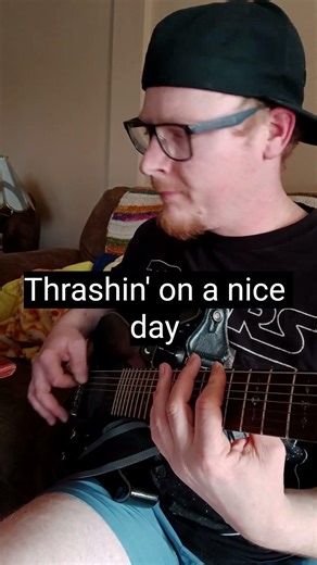 Thrashy 7 string rhythm guitar for an outro #metal #thrashmetal #independentartist #metalartist