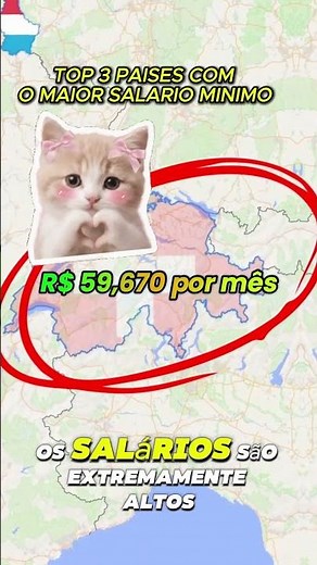 O SALÁRIO MÍNIMO DA SUÍÇA É ABSURDO ? 😱 #mapa #geography #salario #shorts