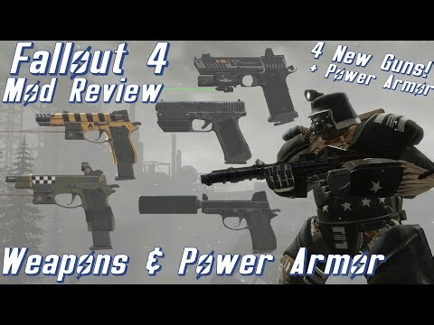 Fallout 4 GREAT NEW Weapon Mods and Power Armor 2024