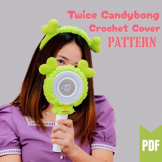 Twice Candybong Crochet Cover Pattern: K-pop Lightstick Cozy (PDF Pattern) - Etsy