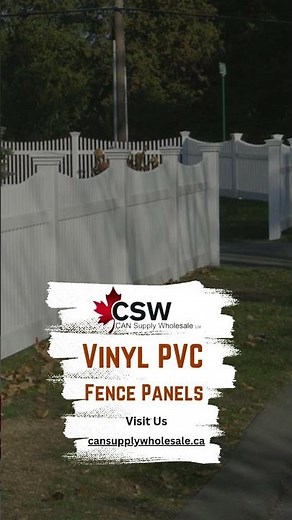 Vinyl PVC Fence Panels: Reliability and Resiliency from CAN Supply Wholesale