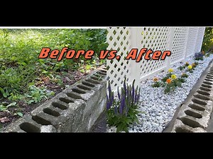 DIY Back Yard Improvement - Lattice Fence & Landscaping
