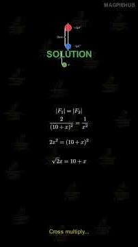 Q7 HC Verma Electric Field | Three Charge Equilibrium Solution #hcvermasolutions #electrostatics