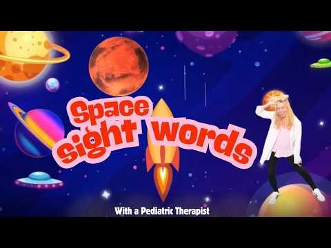 Space Sight Words | Brain Break | Club Woof | Songs for Kids
