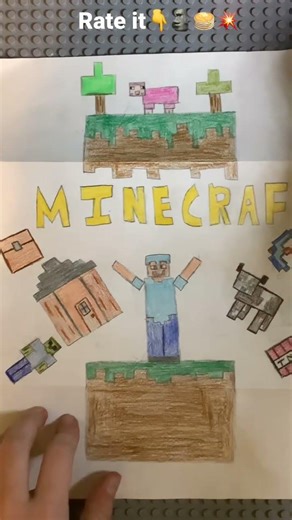 Minecraft Drawing🔥🔥🔥