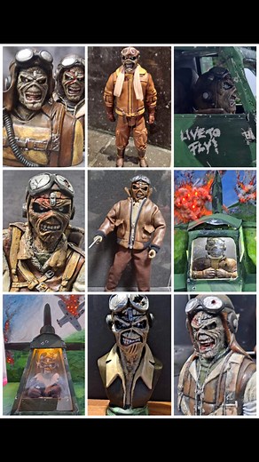 6.6K views · 202 reactions | Custom Made to Order Figures. 3D Printed, Hand Sculpted, Customised Figures. Various sizes and styles. All Hand Painted #metaleecacustomart #customfigures #MusicGifts #heavymetalfans #musicgifts #musicfigures #onesixthscale #figures #figurecollection #custommade #customart #handpainted #ironmaidenfanart #heavymetalfan #hardrockmusic #heavymetalart #metaleeca @top fans | Metaleeca Custom Art | Facebook