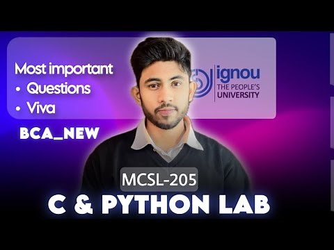 MCSL-205 PYQ + Important Questions + Viva Preparation | BCA_NEW IGNOU