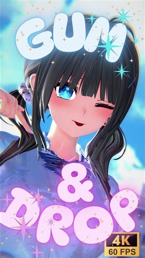 【コイカツMMD】GUM & DROP / 星街すいせい【JKちゃんが踊ってみた】 #shorts