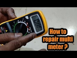 how to repair multimeter||How to repair multimeter wrong reading||how to repair multimeter display