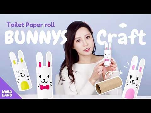 Toilet Paper Roll Bunny Craft | Easy DIY for Kids | Cute & Fun Recycling Craft