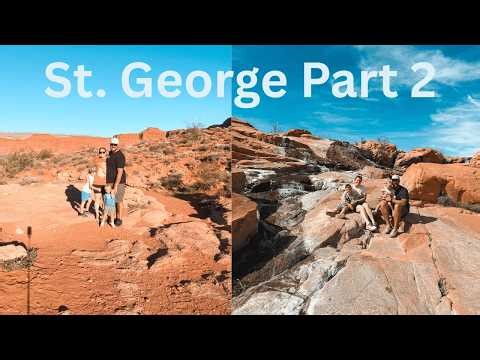 Exploring Dinosaur Tracks & Gunlock Falls | St. George Utah Trip Pt. 2
